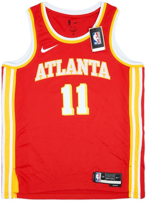 2020-25 Atlanta Hawks Young #11 Nike Swingman Away Jersey (L)
