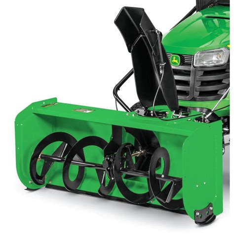 John Deere 44 In Two Stage Snow Blower Attachment For 100 Series Tractors Bm27737 The Home Depot