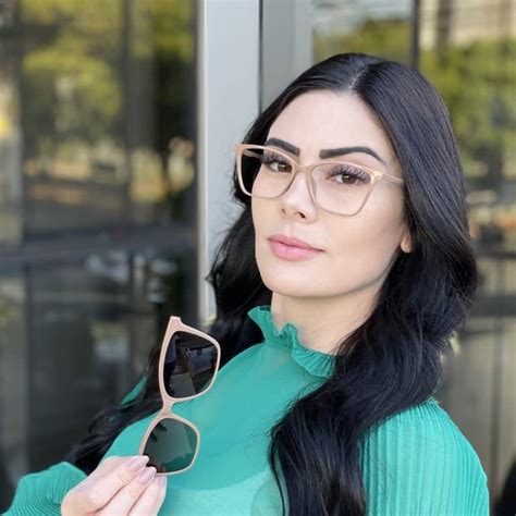 Óculos 3 em 1 Clip On Retangular Nude Vivi Safine Óculos