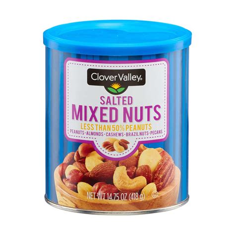 Clover Valley Salted Mixed Nuts 14 75 Oz