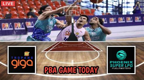 Talk N Text Tropang Giga Vs Phoenix Fuel Masters PBA LIVE Game Update