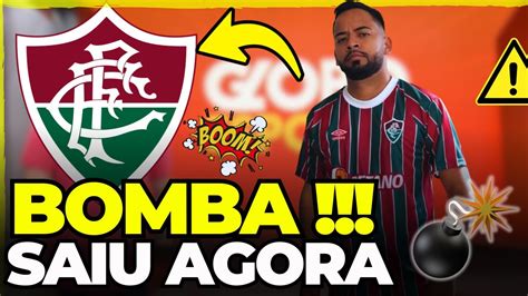 EXPLODIU AGORA DECISÃO BOMBASTICA FLUMINENSE FECHA CONTRATAÇÃO