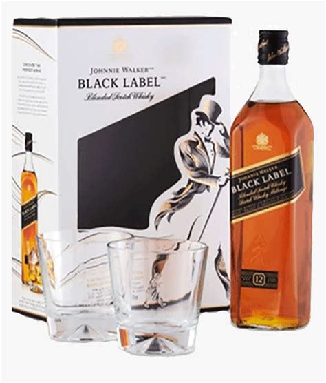 Johnnie Walker Black Label Glass Pack 750 Ml Johnnie Walker Black