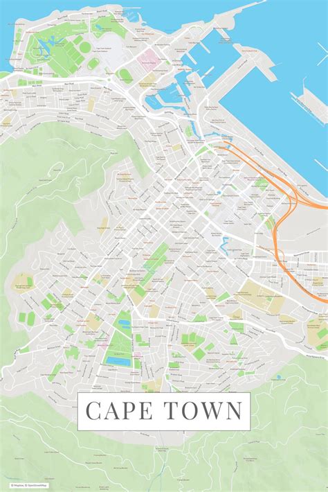 Sinceritate clipă Afișe cape town city centre map Feudal Demonteaza