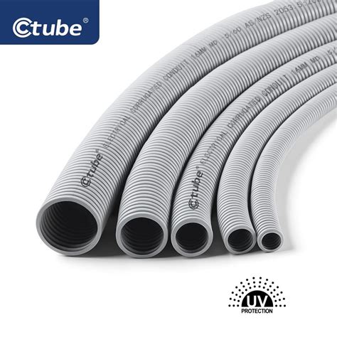 Flexible Pvc Electrical Conduit Pvc Flex Corrugated Conduit Pipe Ctube