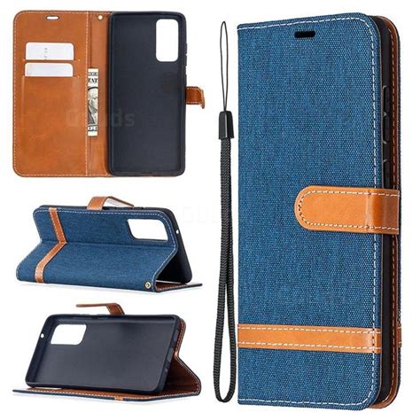 Jeans Cowboy Denim Leather Wallet Case For Samsung Galaxy S20 FE S20