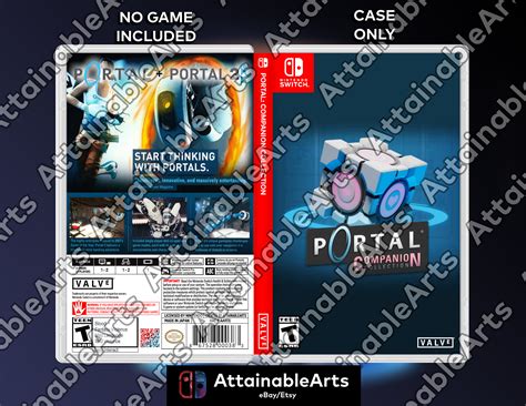 Portal Companion Collection Custom Nintendo Switch Boxart Etsy Australia