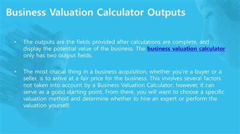 Ppt All About Business Valuation Calculator Powerpoint Presentation Free Download Id11791938