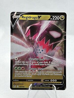 Pokémon TCG Regidrago V Silver Tempest 135 195 Holo Ultra Rare eBay