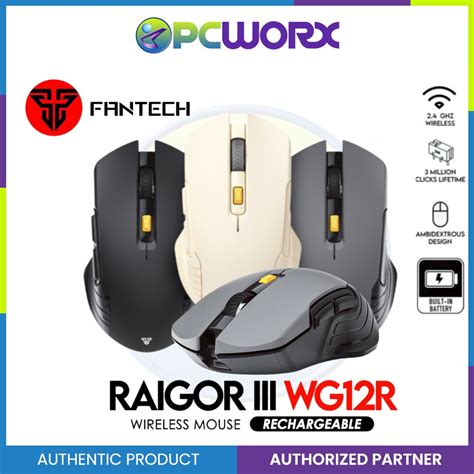 Fantech Raigor Iii Wg R Rechargeable Ghz Wireless Gaming Mouse