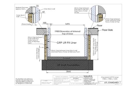 Lift Pit Shaft Liner Elevator Design Civil Engineering Design Lift