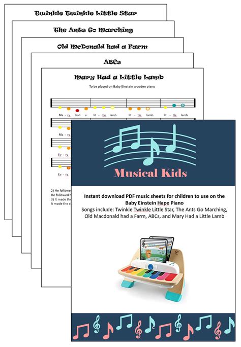 Baby Einstein Hape Piano Pdf Classic Sheet Music Hape Piano Music