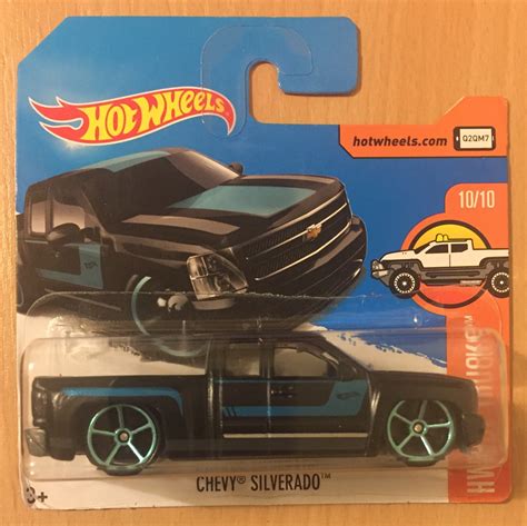 Buy CHEVY SILVERADO Hot Wheels Chevy Silverado In Black First Edition New Models
