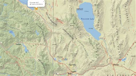 Several earthquakes shake about 60 miles northwest of Reno | KRNV