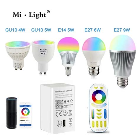 Milight Led Bulb Cct Rgbw Rgbww Rgb Cct Dimmable Bulb Light Million