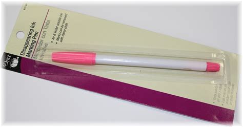 Dritz Pink Disappearing Fabric Marking Pen