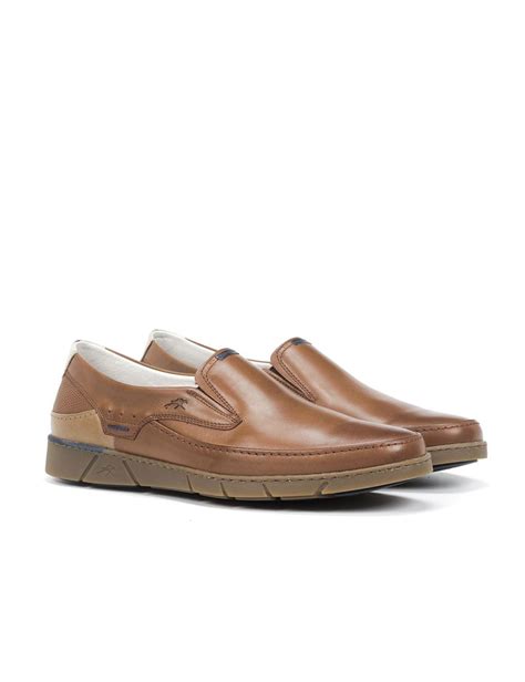 Zapato De Piel Para Hombre Fluchos Terracota Calzados Primor