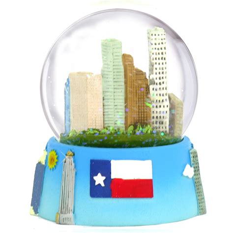 Houston, Texas Snow Globe