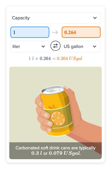 Flexi Answers What Is The Equivalent Amount Of Liter In Gallons