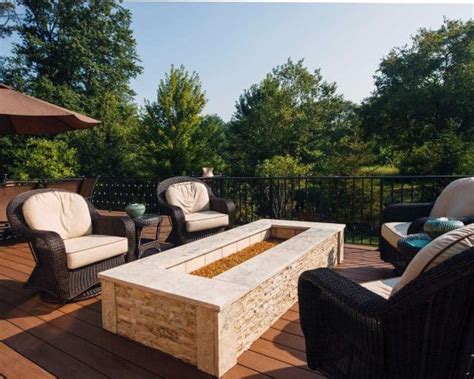 Top 50 Best Deck Fire Pit Ideas Wood Safe Designs