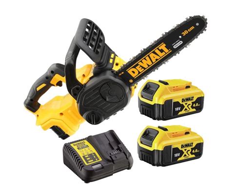 Dewalt Dcm565m2 18v Xr 30cm Cordless Chainsaw Brushless 2 X 40ah Batteries Buyaparcel