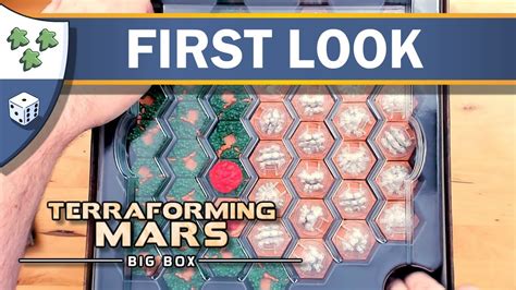 First Look Terraforming Mars Big Box With D Tiles Youtube