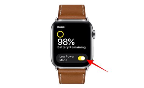 How To Enable Low Power Mode On Apple Watch