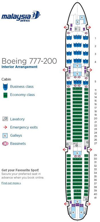 Boeing 737 800 Seating Chart Malaysia Airlines Airline Seating Charts