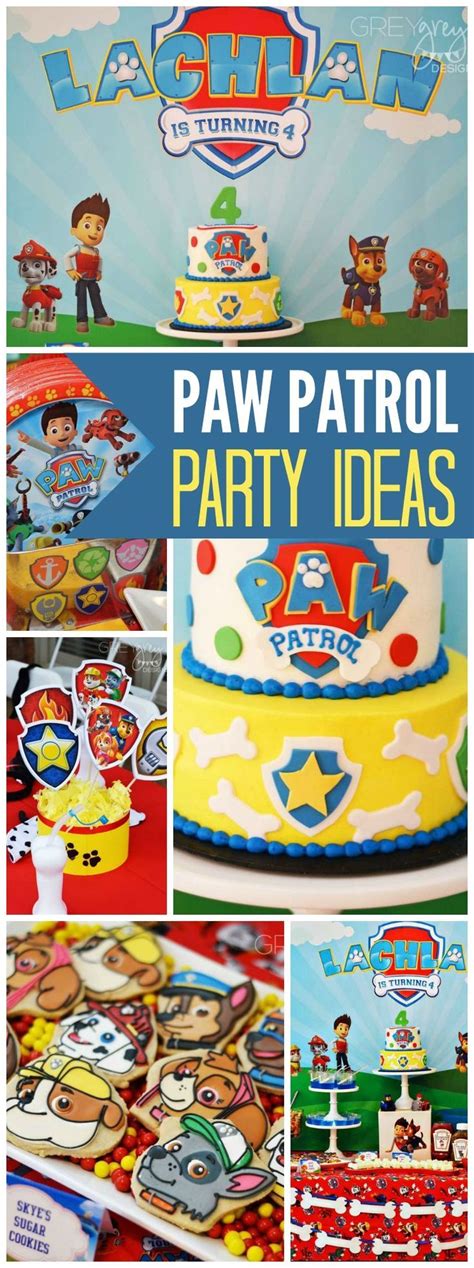 Paw Patrol Dog Puppy Birthday Paw Patrol Party Catch My Party