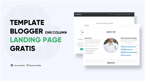 Template Landing Page Blogspot Gratis