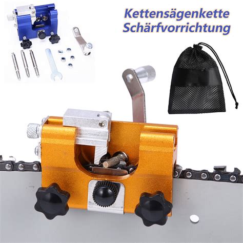 Kettensäge Schärfgerät Kettenschärfgerät Kettensägenschärfer Kit 3