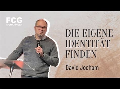 eigene Identität finden David Jocham YouTube