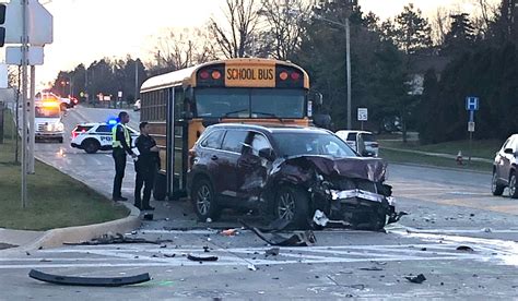 Beachwood School Bus Crash Beachwood Crash Involving School Bus Closes Roadway