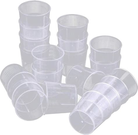 Amazon Ultechnovo Plastic Medicine Cups Pcs Ml Plastic