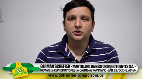 GERMÁN SCHEFFER NÉSTOR HUGO FUENTES S A REMATE de REPRODUCTORES