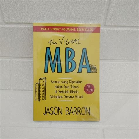 Jual Buku The Visual Mba Jason Barron Preloved Original Shopee