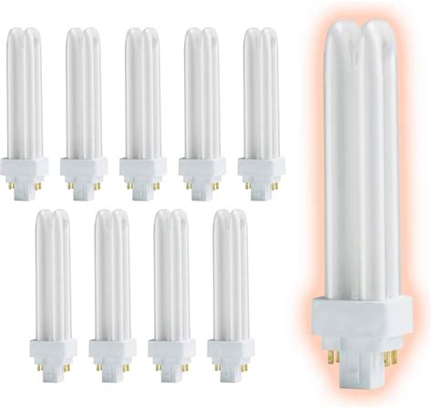 Amazon GoodBulb 13 Watt CFL Light Bulbs 4 Pin G24Q 1 Base 2700K