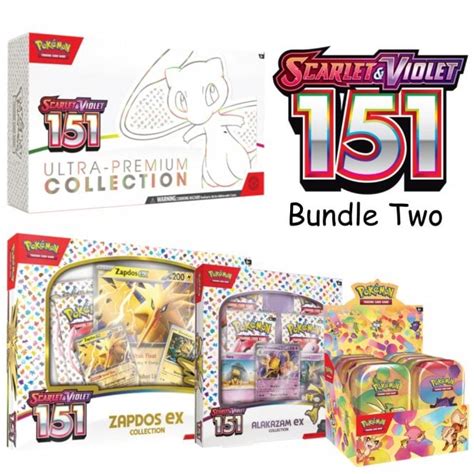 Pokemon Trading Card Game Scarlet Violet 151 October Release Bundle