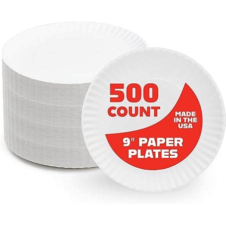 Amazon Hygloss Products Paper Plates Uncoated White Plate