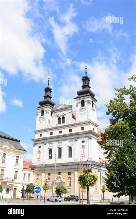 Trnava (Tyrnau), St. John the Baptist Cathedral church, Slovakia Stock ...