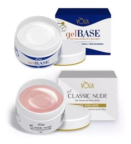 Kit Volia Gel Classic Nude G Gel Base G Frete Gr Tis