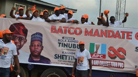 Pro Tinubu Sanwo Olu Group Embark On Campaign Walk In Lagos Vanguard News