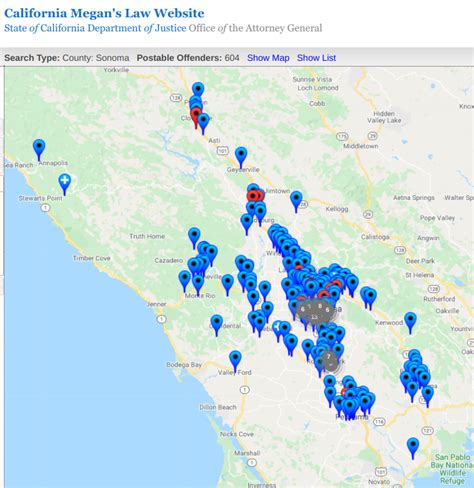 Sex Offenders Living In Petaluma Safety Map Petaluma Ca Patch