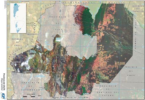 Mapa de Salta Provincia Departamentos Turístico Descargar e