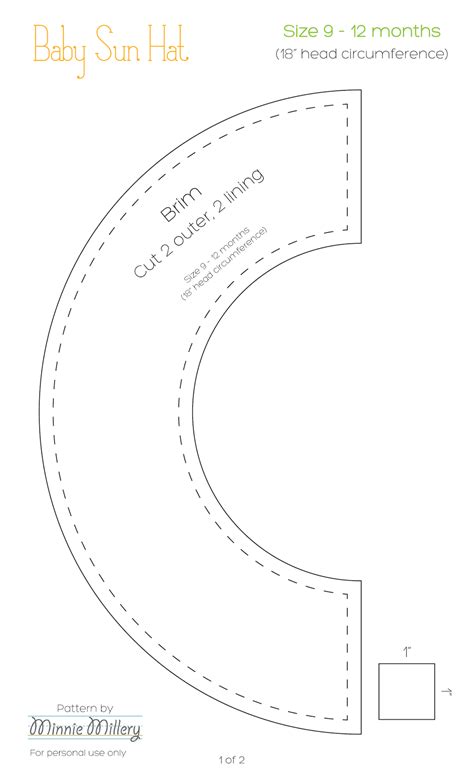 Our Nesting Ground: Baby Sun Hat Tutorial