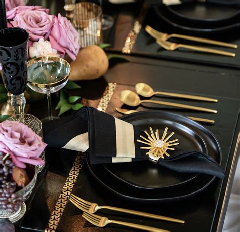 Moody Fall Black Tablescape Nomi K Table Dine By Deborah Shearer