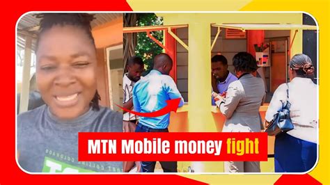 MTN Must See This Momo User F Ghts Vendor For Refusing To Withdraw