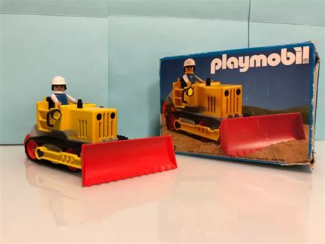 Playmobil Construcci N Bulldozer Tractor Cadenas Ripper Movimiento