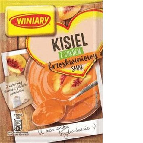 KISIEL WINIARY BRZOSKWINIOWY Z CUKREM 77G Bratek