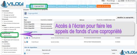 Faire Les Appels De Fonds De La Copropriete Avec Le Logiciel Syndic